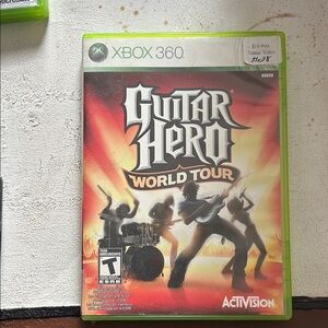 Activision Guitar Hero: World Tour for Xbox 360 - Red/Orange Cover